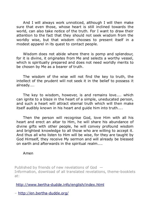 Seeking Wisdom From God: A Quest for Truth